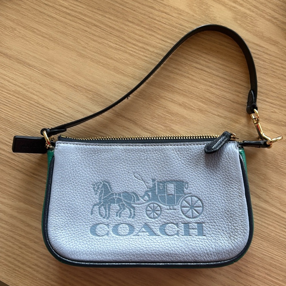 Coach bag- C5579 Nolita 19 in Colorblock with Horse and Carriage Twilight multi